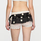 BLACK POLKA DOT MINI APRON