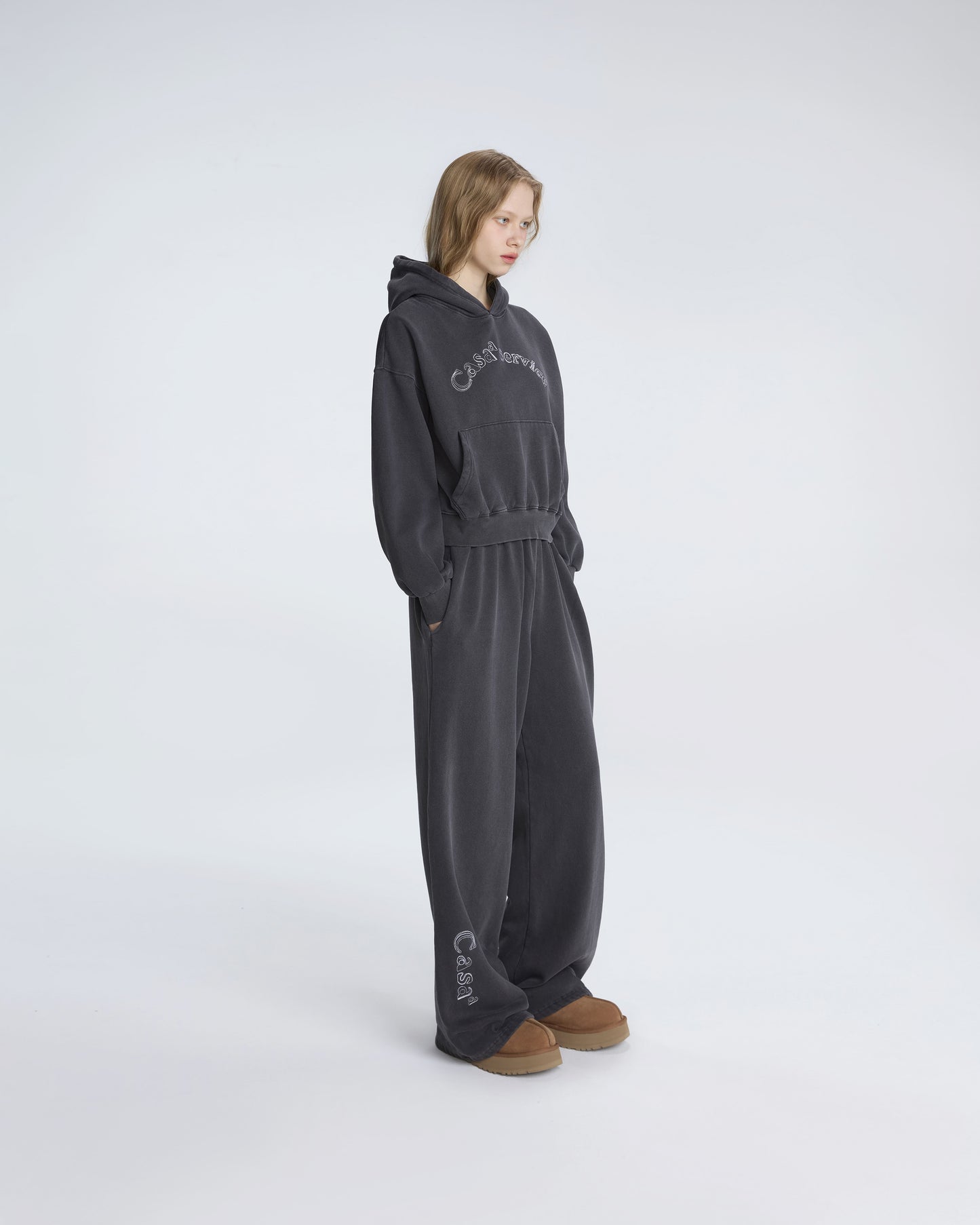 CASAA SERVICE HOODIE (DARK GREY)