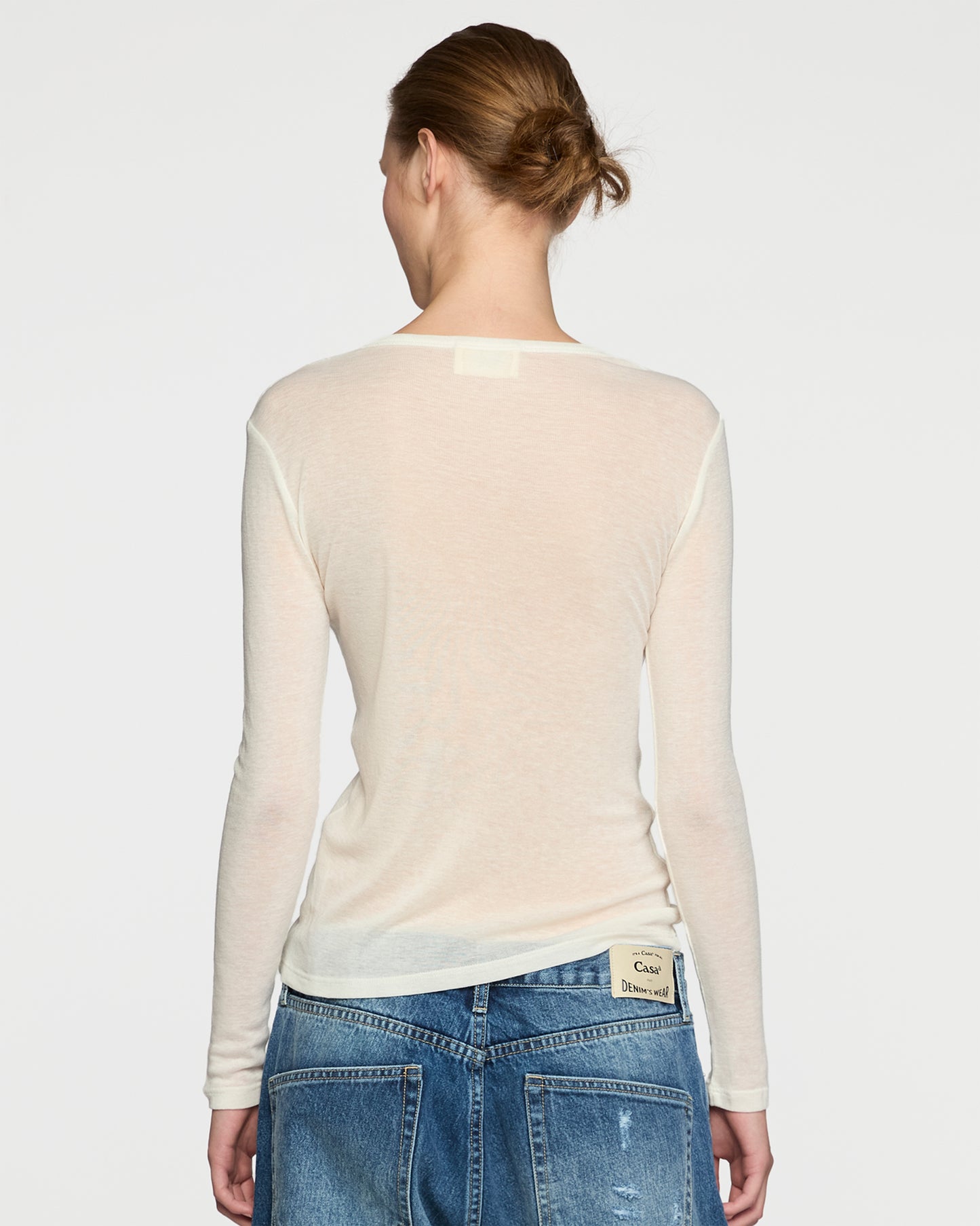 SHEER TOP (CREAM)