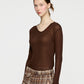 SHEER TOP (MOCHA)