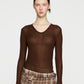 SHEER TOP (MOCHA)