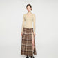 TARTAN PLEATED SKIRT