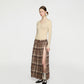 TARTAN PLEATED SKIRT