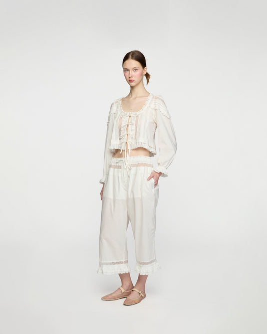 AIRY COTTON BLOUSE
