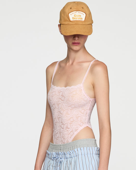 LACE BODYSUIT (BABY PINK)