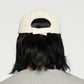 CREAM SUN DOWN CAP