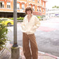 CANVAS SERVICE JACKET (CREAM)