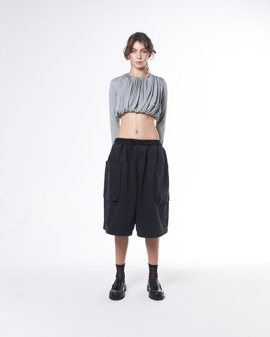 PUFFED TOP (GREY)
