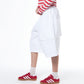 BURMUDA SHORTS OVERSIZED (WHITE)