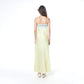 SATIN MAXI DRESS (YELLOW)