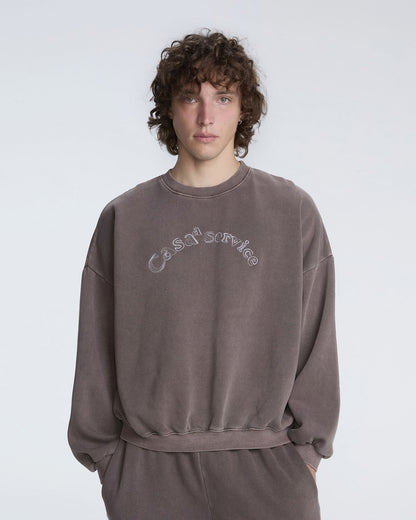 CASAA SERVICE SWEATSHIRT (MOCHA BROWN)