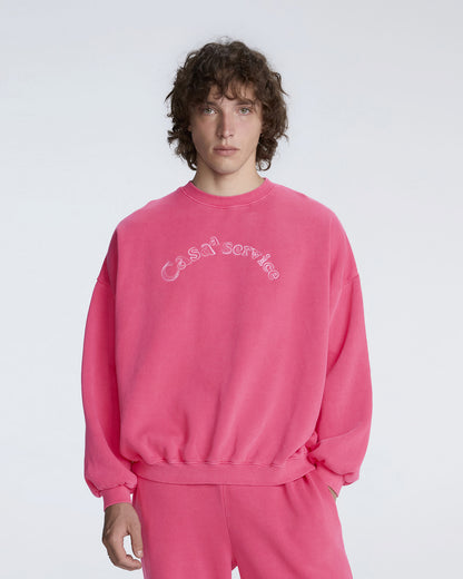 CASAA SERVICE SWEATSHIRT (ROSE RED)