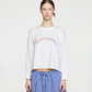 CASAa SERVICE BROWN EMBROIDERY TOP