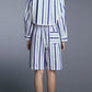 BERMUDA SHORTS NAVY/WHITE