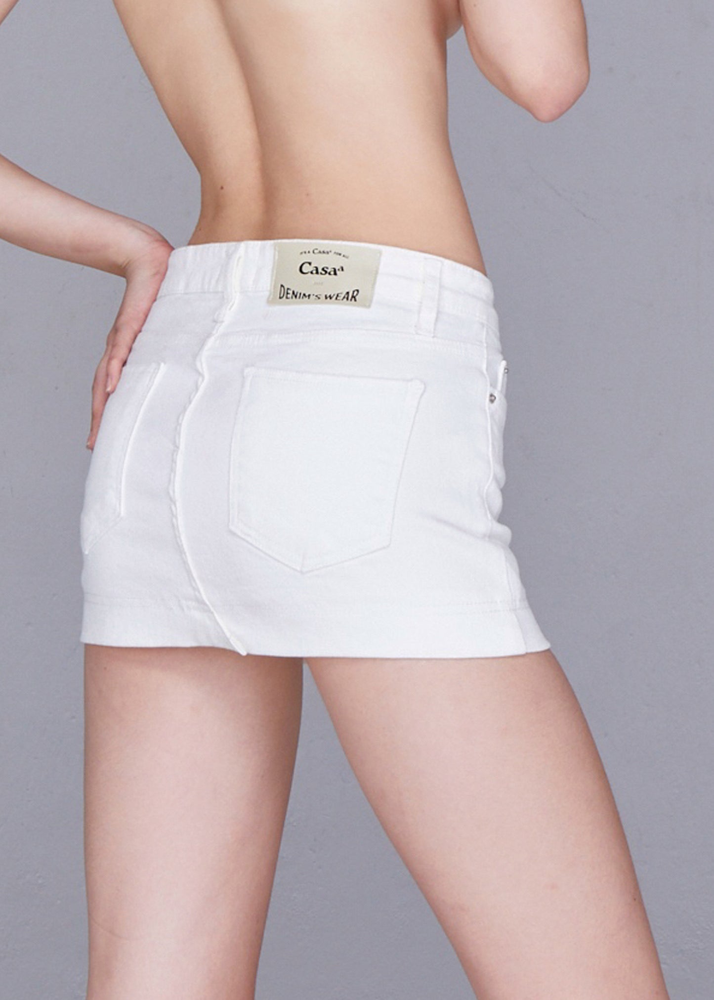 DENIM MINI SKIRT