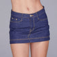DENIM MINI SKIRT