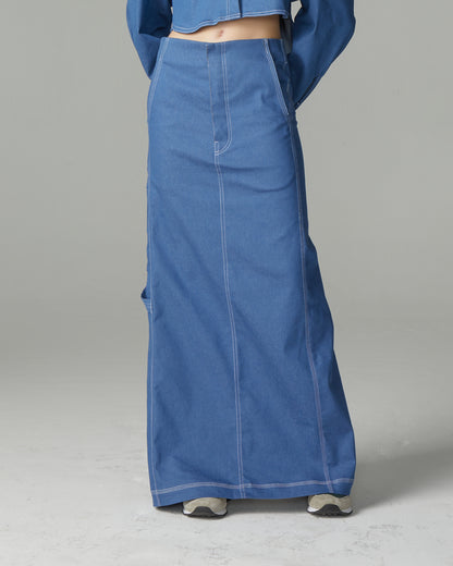 MERMAID DENIM SKIRT