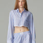CROPPED PJ SHIRT